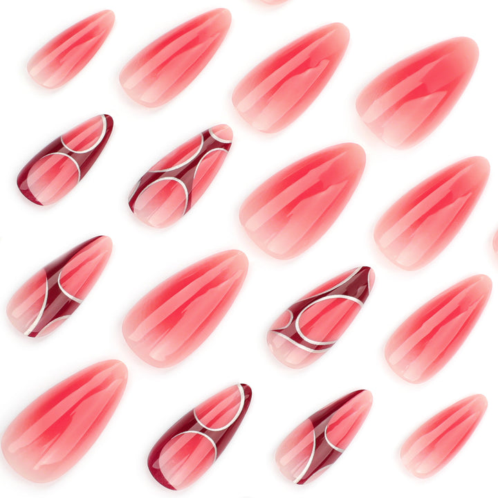 Artful and elegant stiletto nails Kalsten