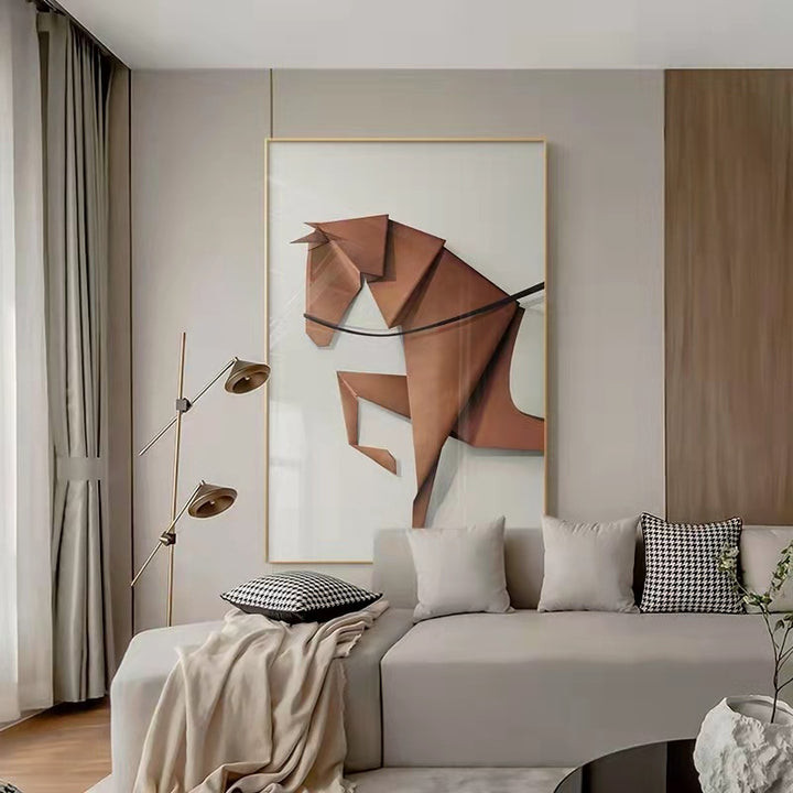 Abstract Paper Art Print