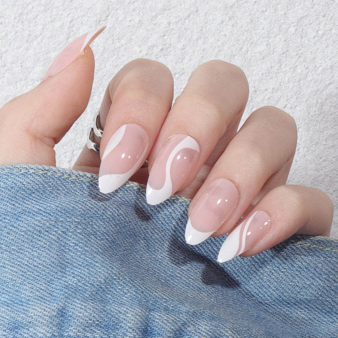 Artistic Stiletto Press-On Nail Design Kalsten