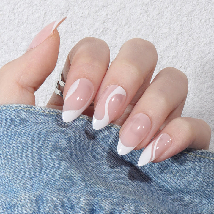 Artistic Stiletto Press-On Nail Design Kalsten