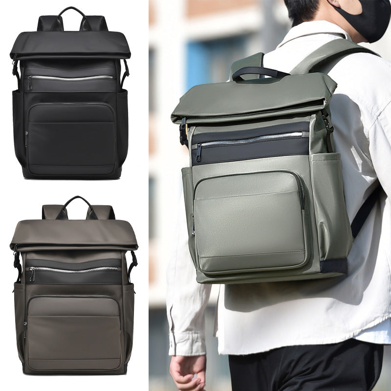 Versatile Roll-Top Laptop Backpack