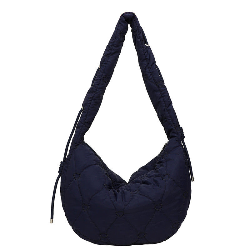 Quilted Heart Pattern Handbag
