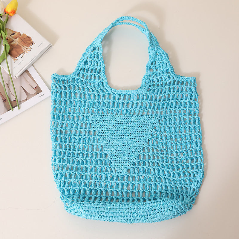 Coarse crochet bag with large handles Kalsten