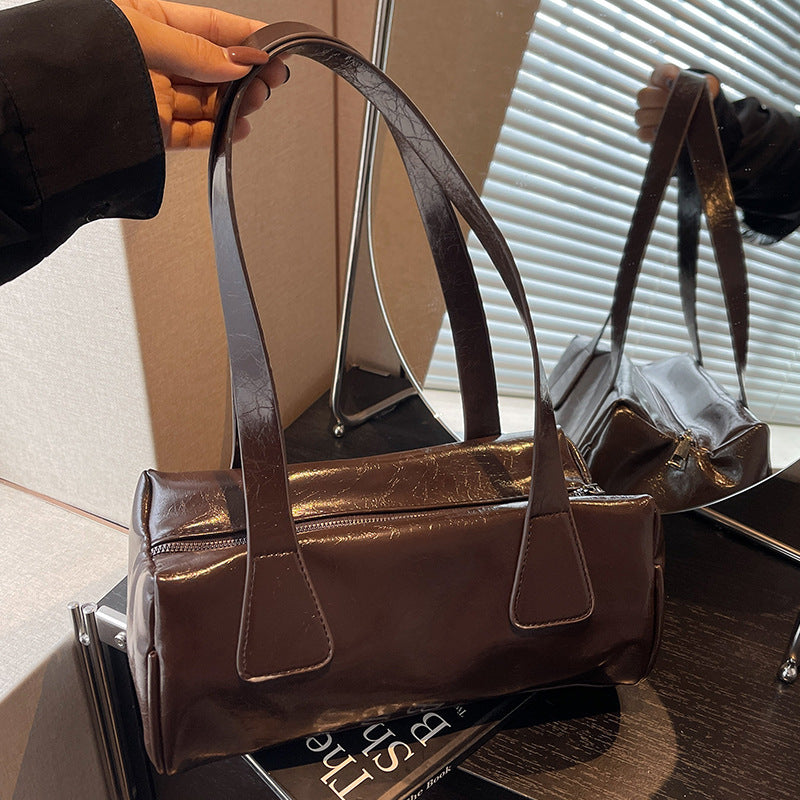 Elegant Glossy Handheld Tote Bag