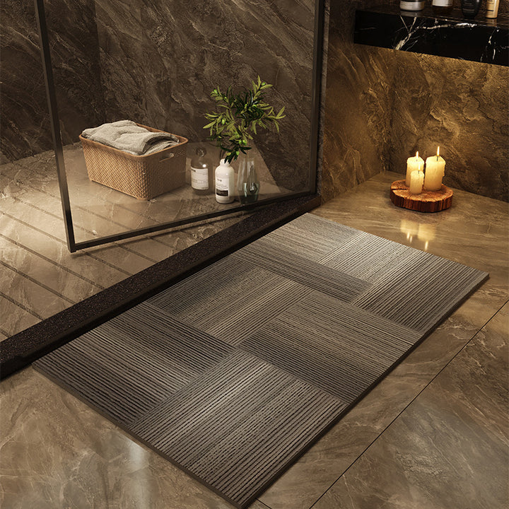 Abstract Geometric Shower Mat