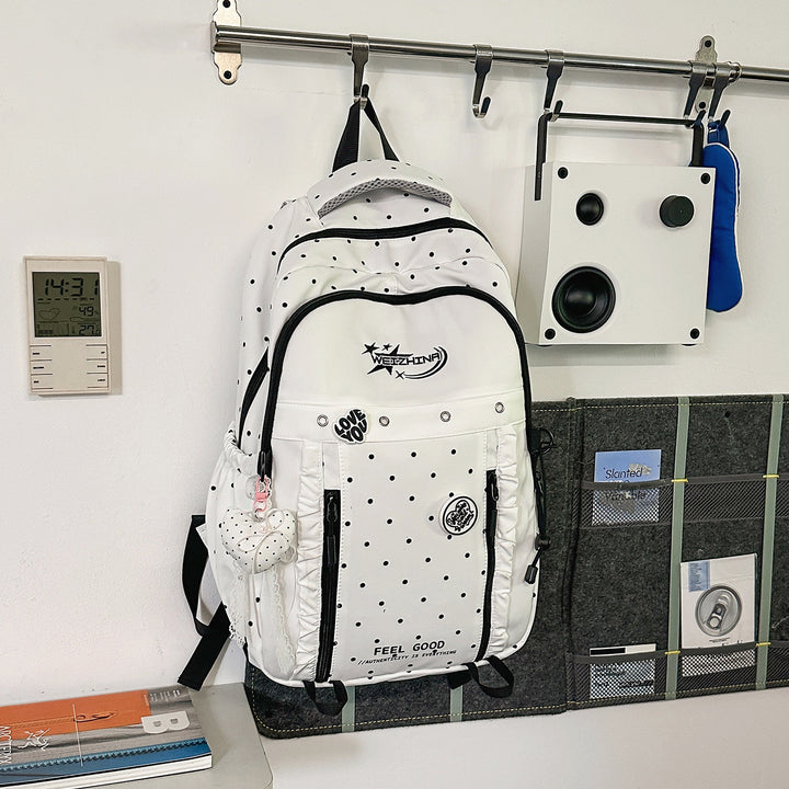 Stylish Dotted Backpack Kalsten