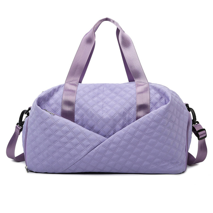 Sporty travel bag with elegant quilted pattern Kalsten