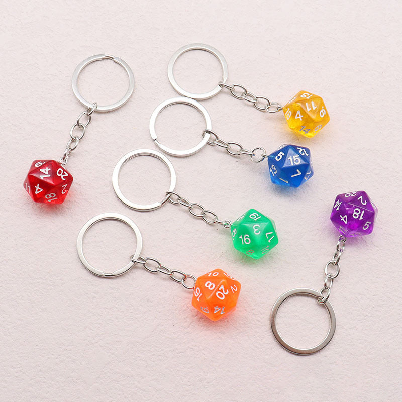 Dice-Themed Keychain Kalsten