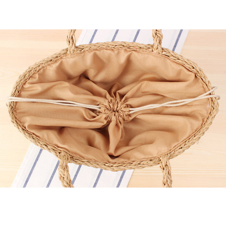 Handcrafted straw tote bag Kalsten