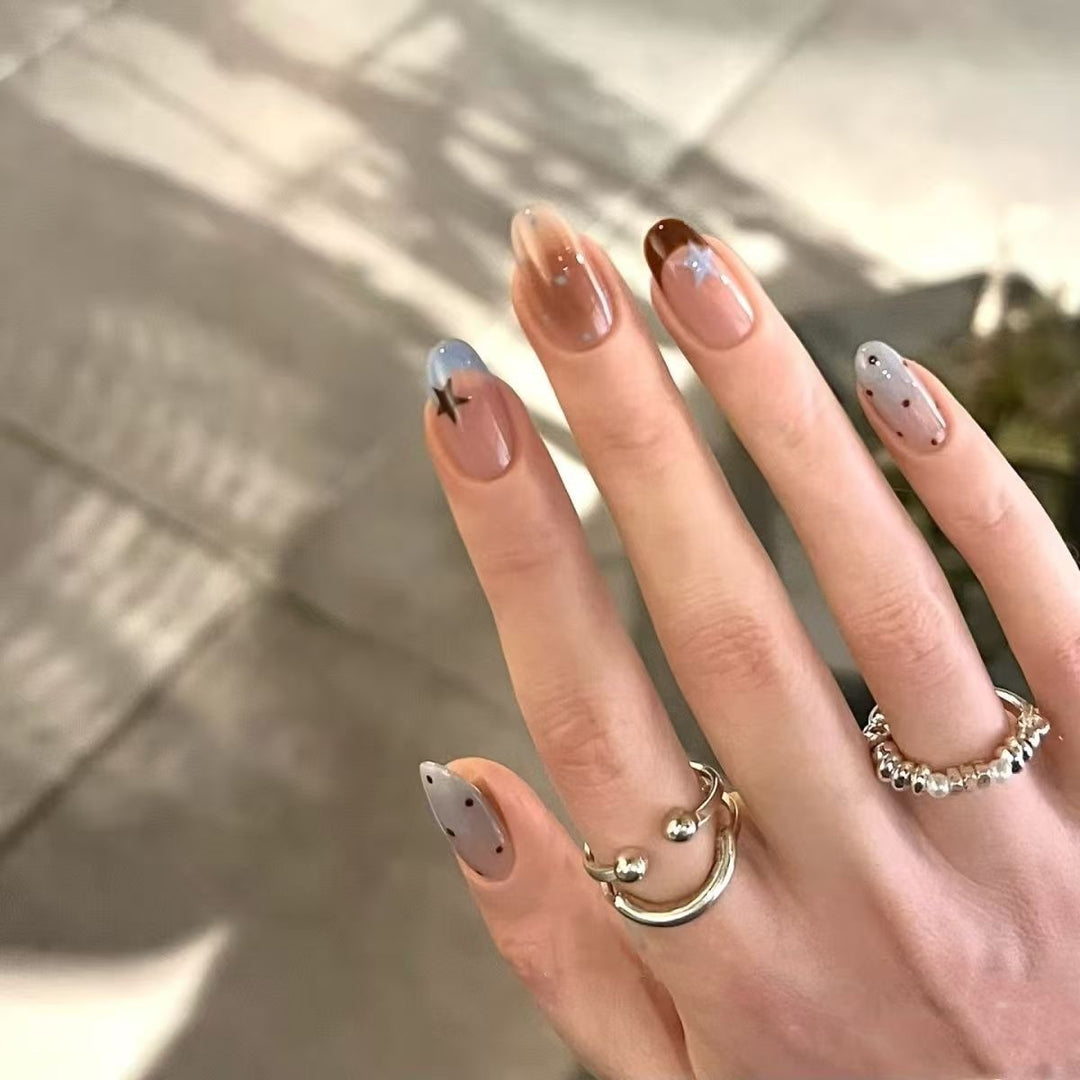 Artistic Press-On Nail Set