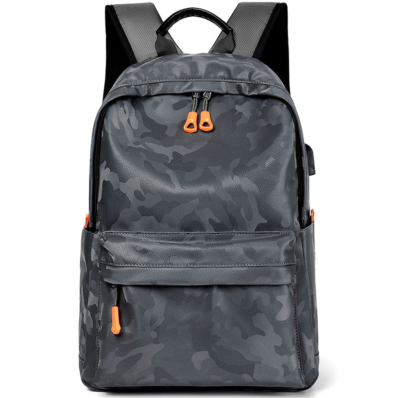 Leisure backpack with breathable mesh inserts and versatile compartments Kalsten