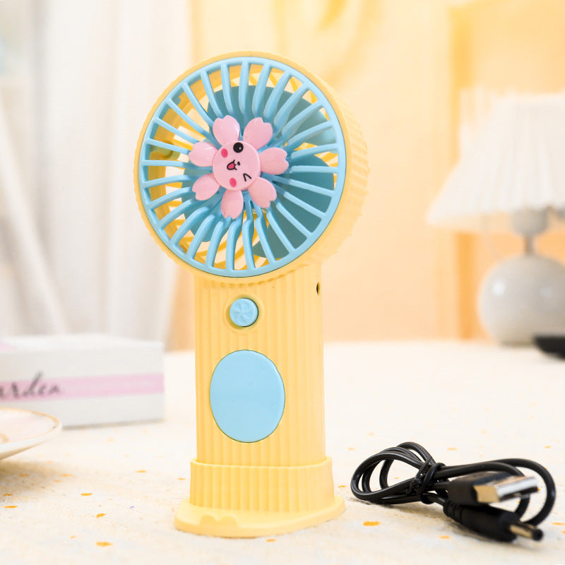 Ladies portable mini hand fan with creative flower design Kalsten