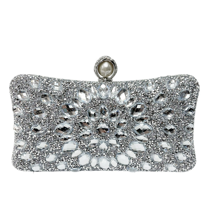 Ornate Gem-Embellished Evening Clutch