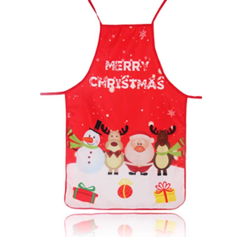 Christmas-Themed Chef Apron