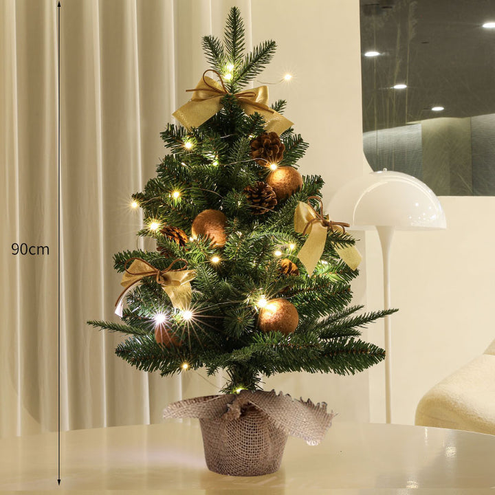 Decorative Mini Christmas Tree with LED Lights