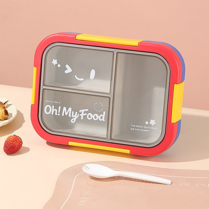 Multi-Compartment Stainless Steel Bento Box