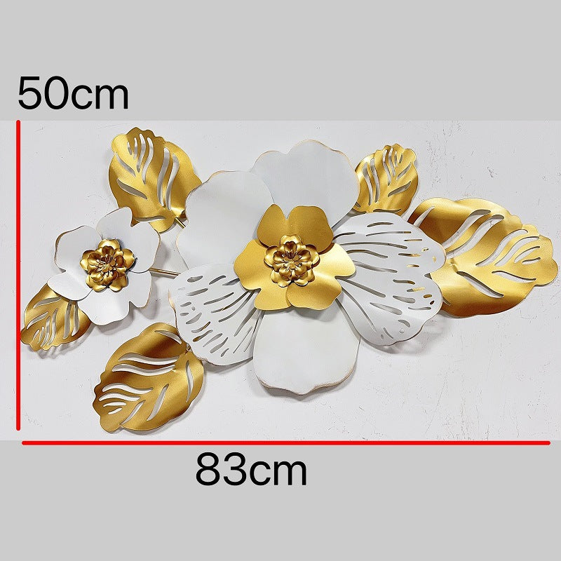 Floral Metal Wall Art Sculpture Kalsten