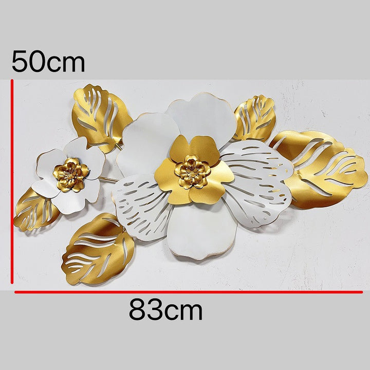 Floral Metal Wall Art Sculpture Kalsten
