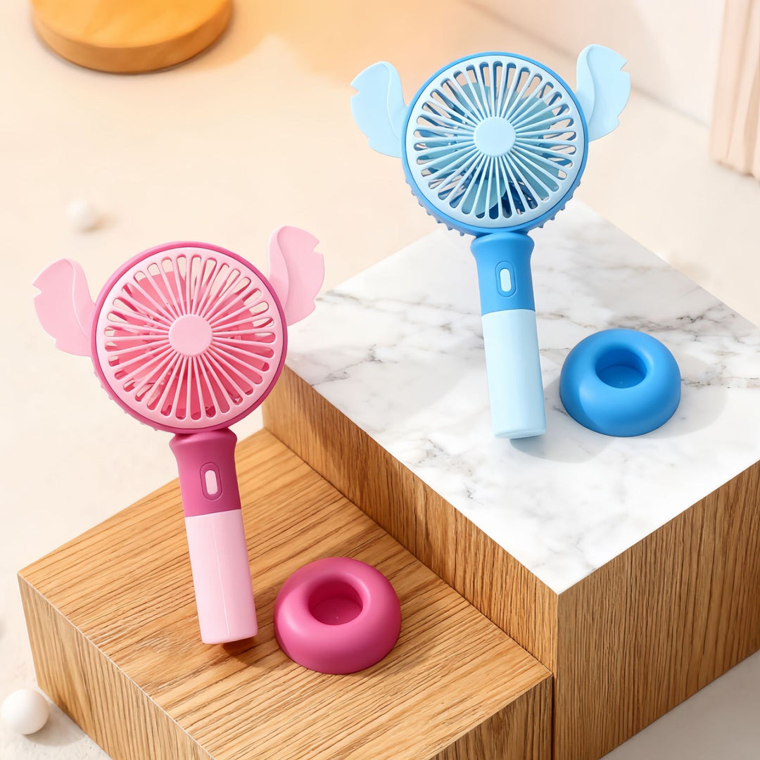 Ladies Portable Hand Fan with Funny Animal Design Kalsten