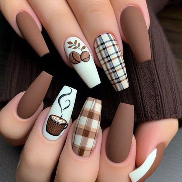 Floral Acrylic Nail Art Enhancements Kalsten 1789915509