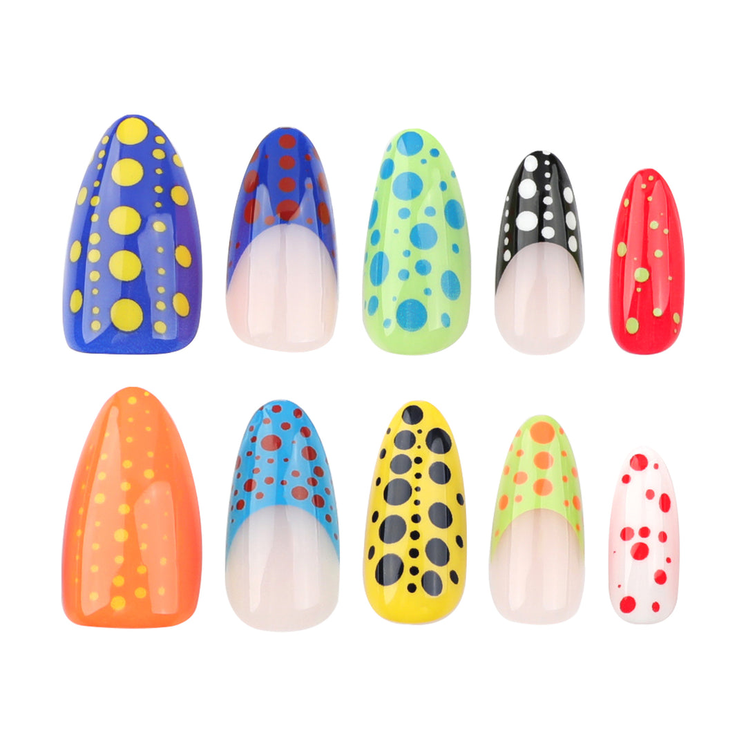 Artificial nail art with creative patterns Kalsten