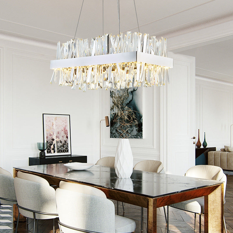 Crystal Geometric Pendant Light