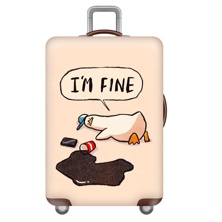 Women’s Hardshell Luggage with Creative Cartoon Design Kalsten