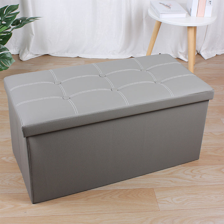 Versatile Leather Storage Ottoman Kalsten