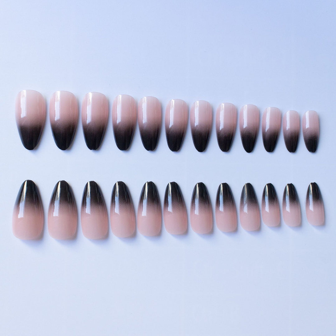 Stylish Ombre Stiletto Nail Art