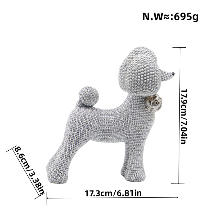 Decorative dog figure in modern design Kalsten