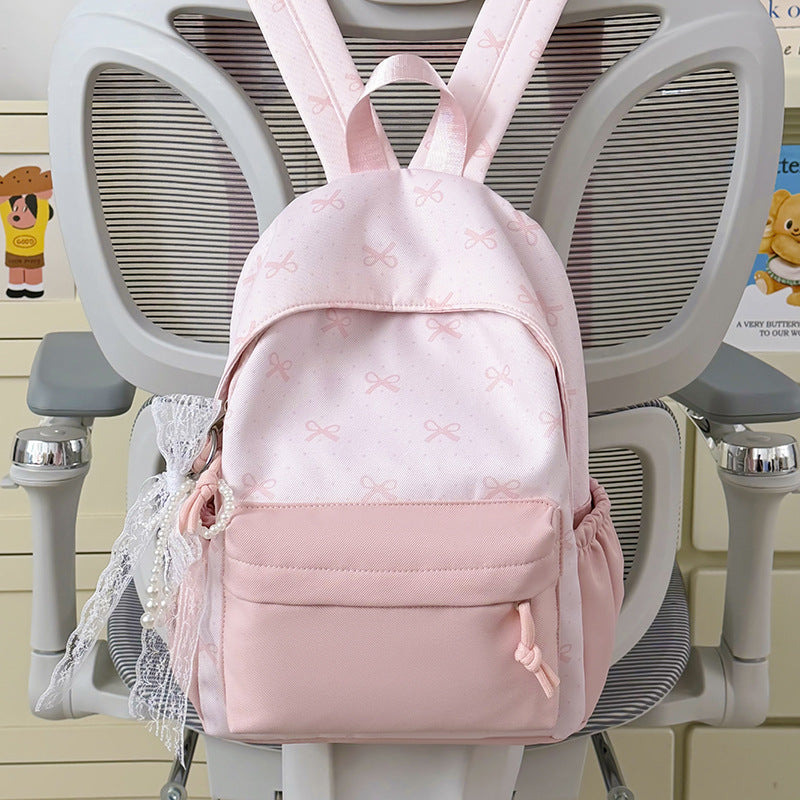 Cute Decorative Bow-Themed Backpack Kalsten