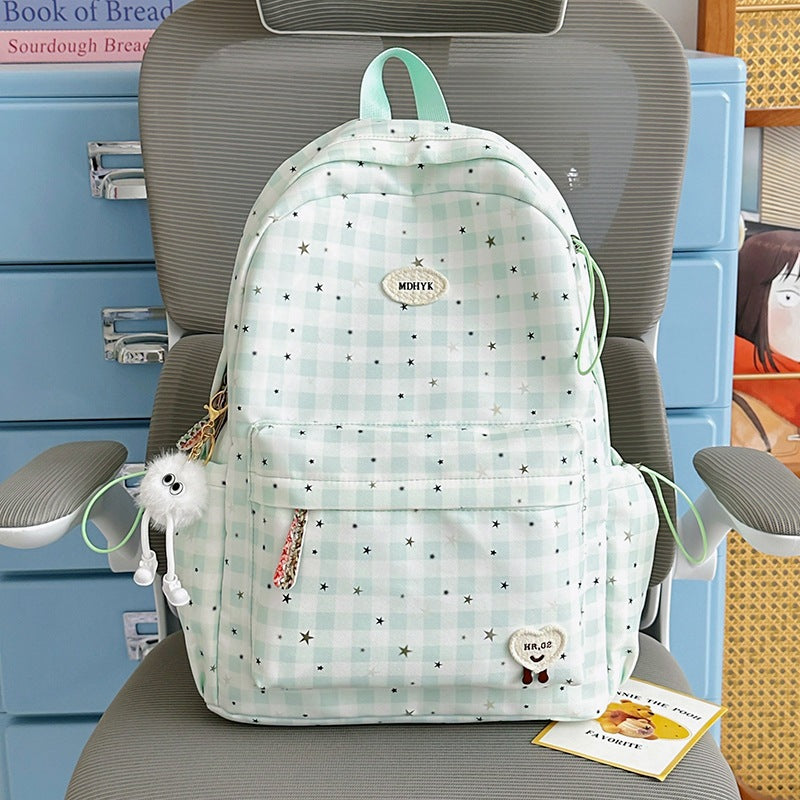 Stylish Checkered Mini Backpack Kalsten