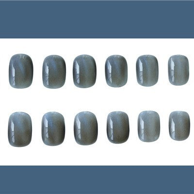 Elegant Glossy Press-On Nail Art