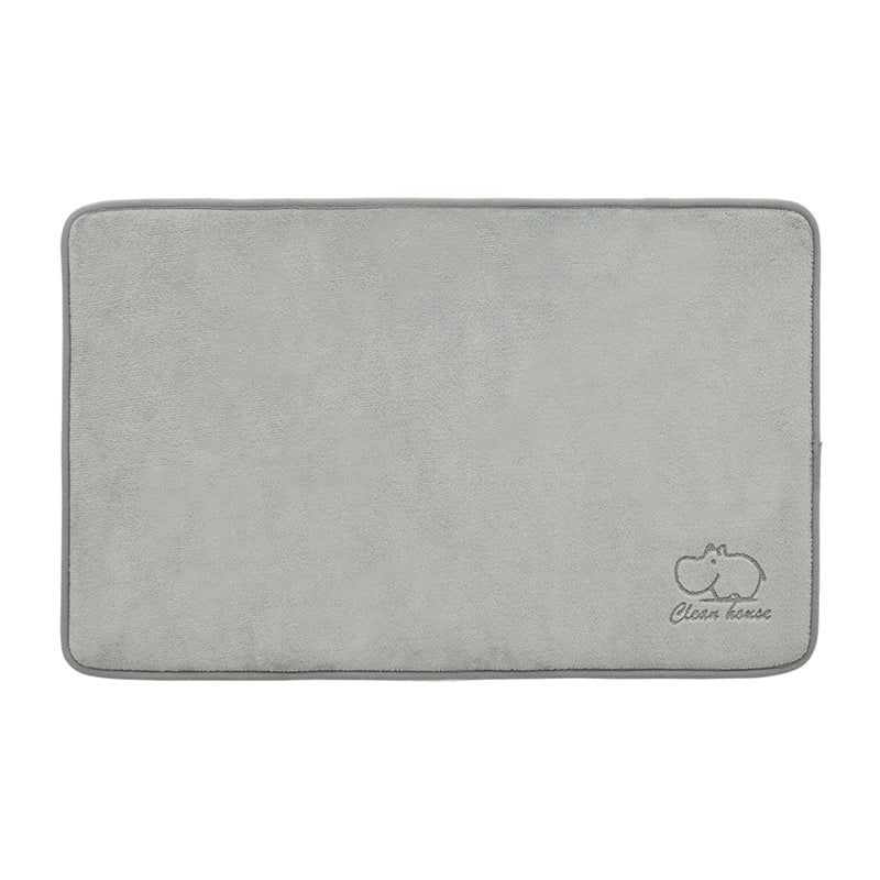 Soft and Absorbent Bathroom Rug Kalsten