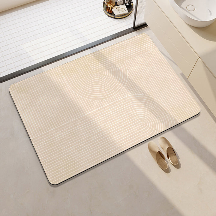 Stylish Geometric Pattern Bath Mat Kalsten
