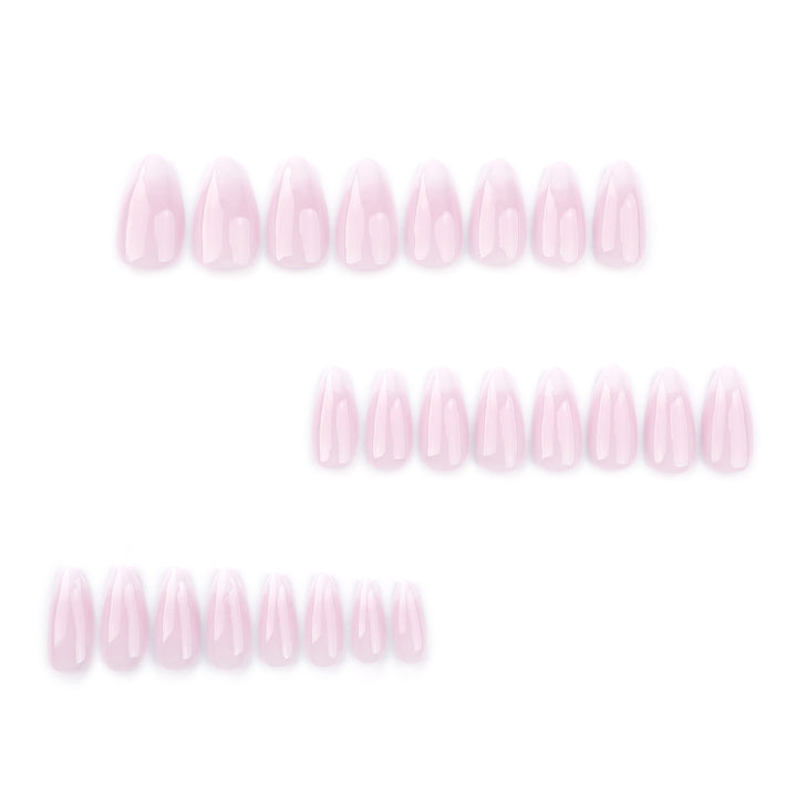Elegant artificial nails with gentle ombre effect Kalsten