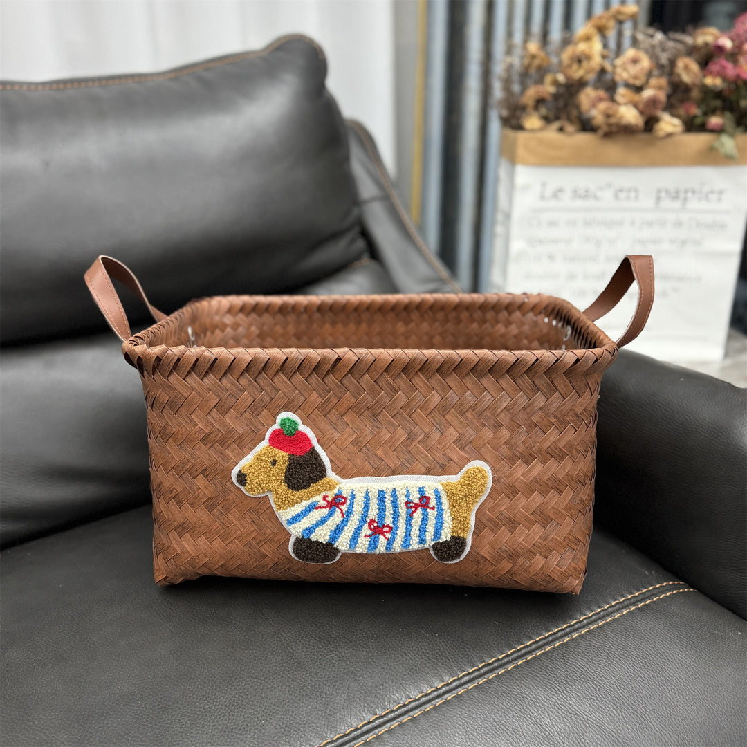 Woven storage basket Kalsten