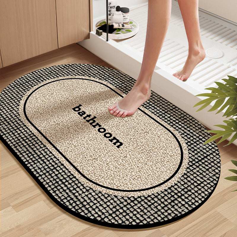Soft Textured Bathroom Rug Kalsten