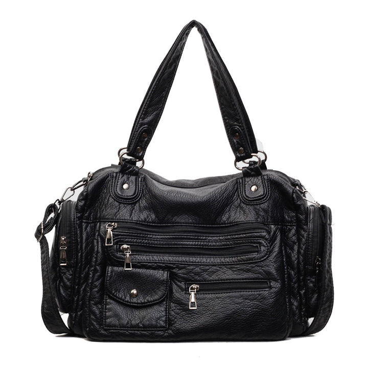 Multi-Zippered Handbag