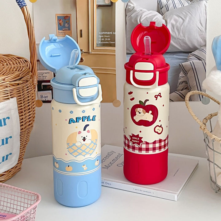 Women's Insulated Bottle with Cute Dog Design Kalsten
