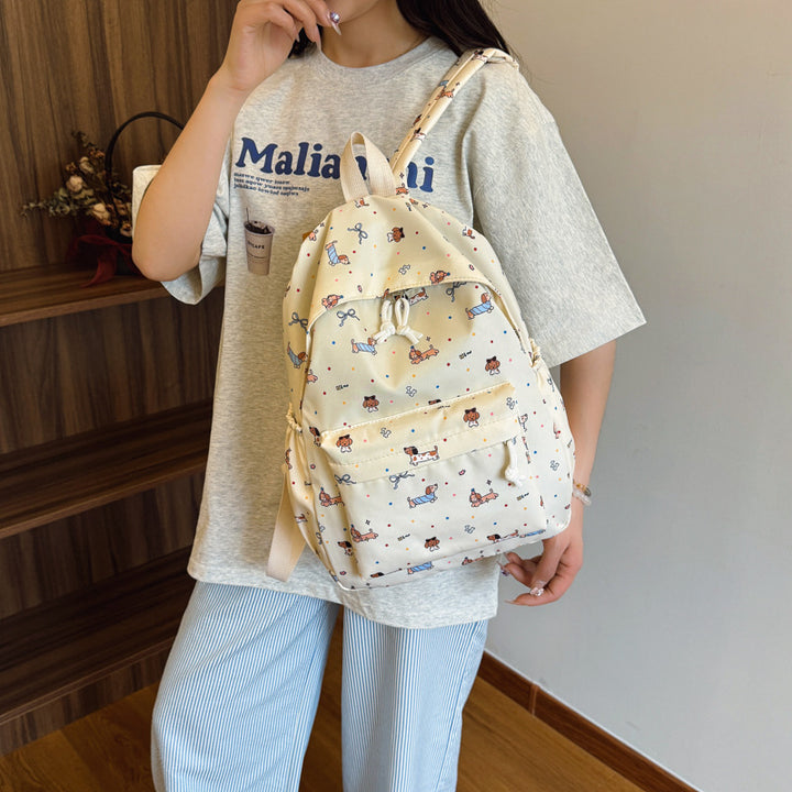 Backpack with Cheerful Dog Motif Kalsten