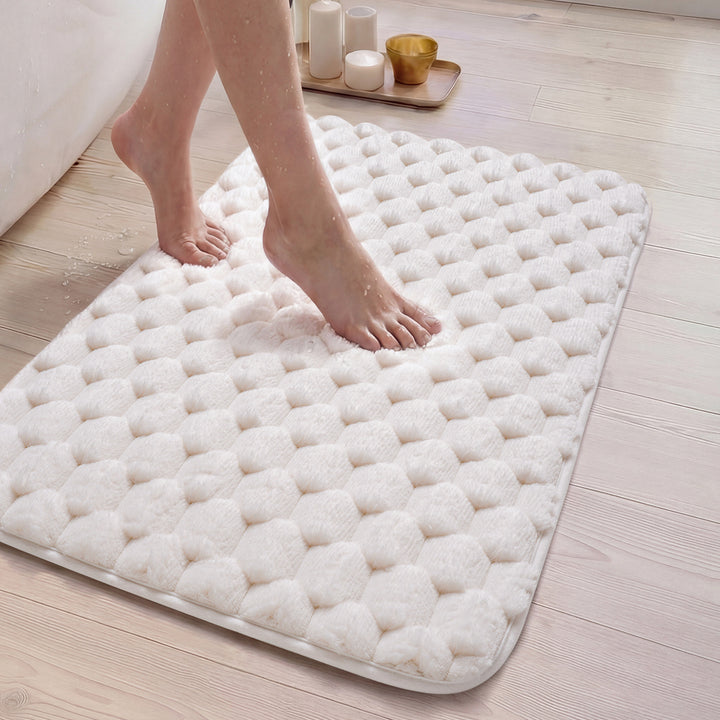 Absorbent Honeycomb Bath Mat
