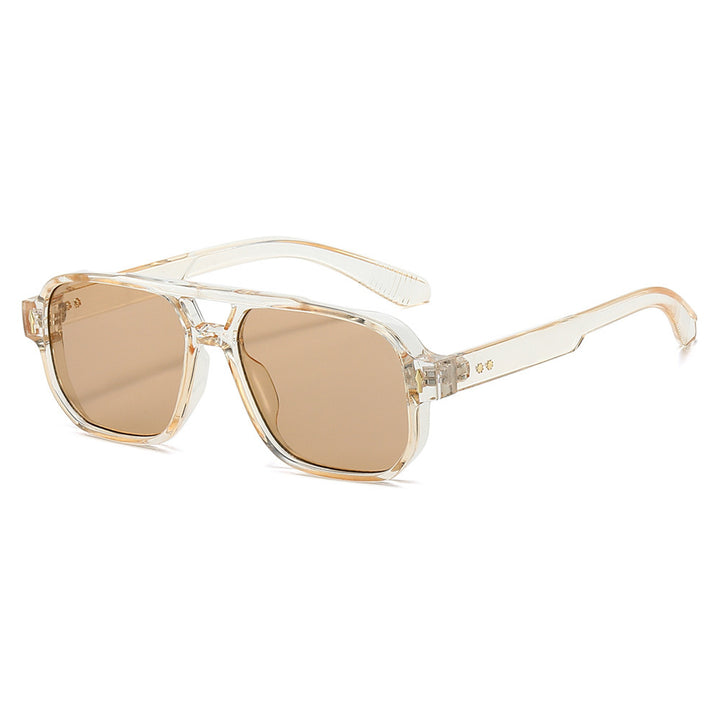 Oversized Geometric Sunglasses with Enhanced UV Protection Kalsten