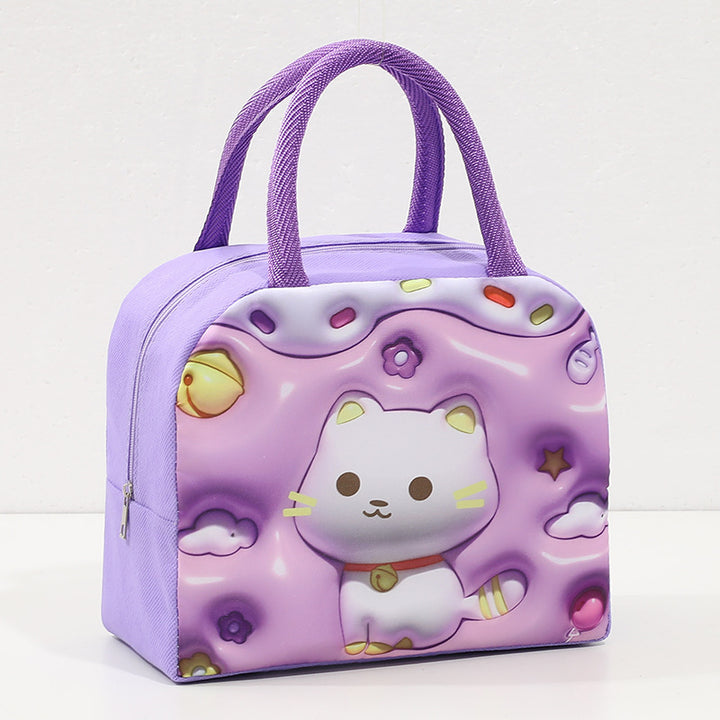 Cute Cartoon-Themed Lunch Tote