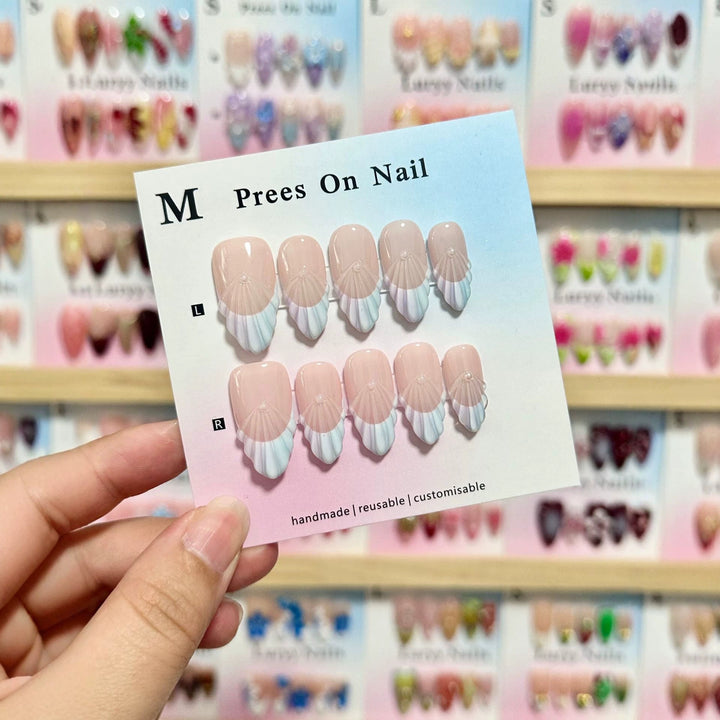 Custom Handcrafted Ombre Press-On Nail Set