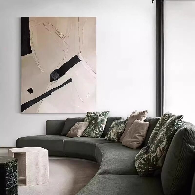 Abstract Expression Canvas Artwork for Interiors