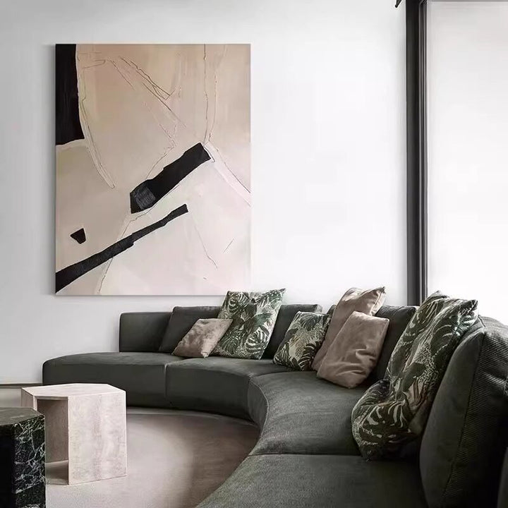 Abstract Expression Canvas Artwork for Interiors