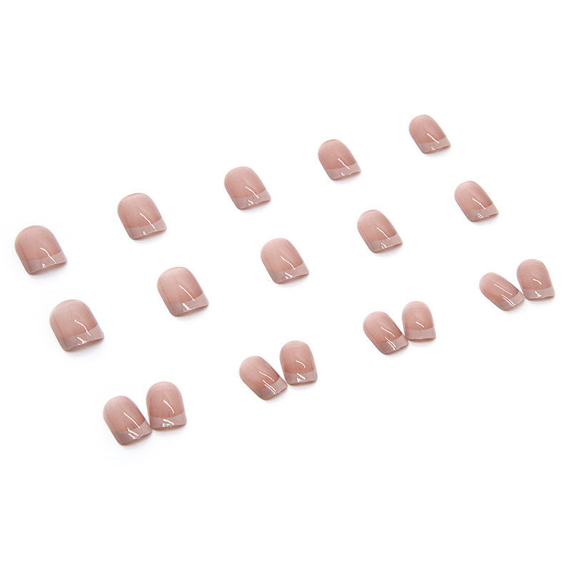 Classic French Tip Press-On Nail Set Kalsten