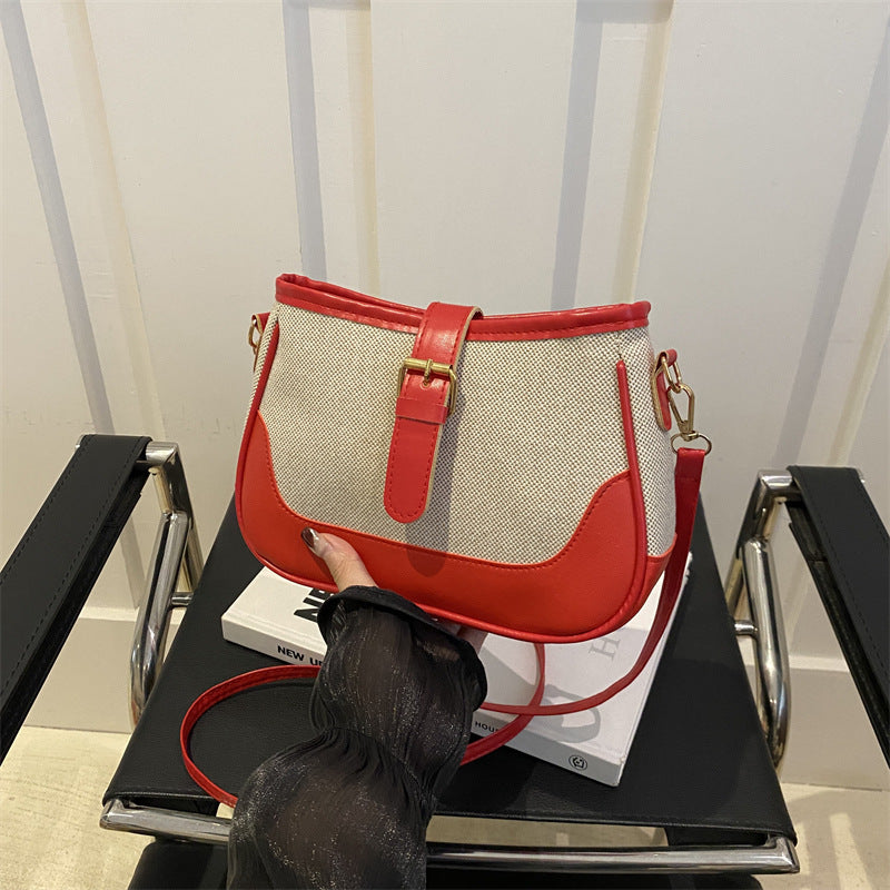 Structured Canvas Handbag