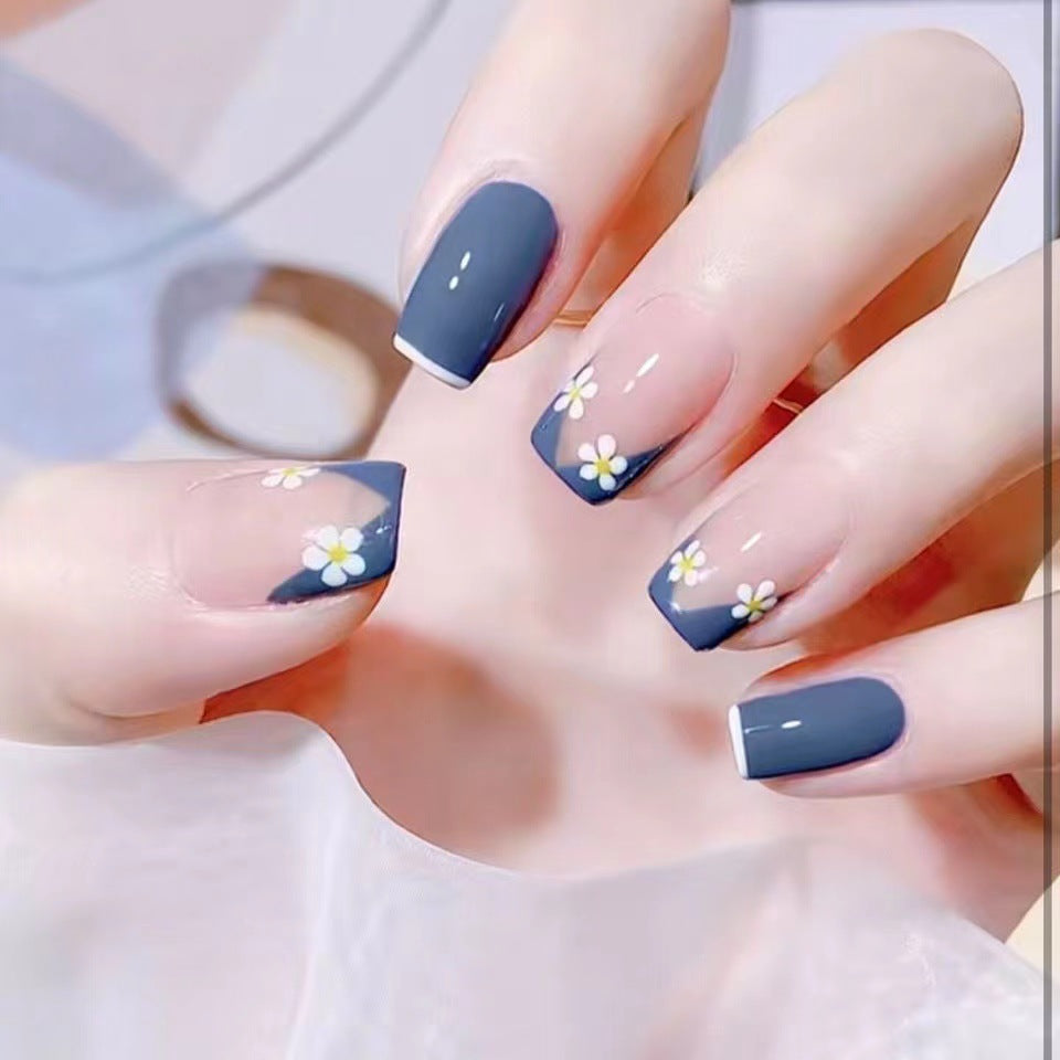 Floral Design Press-On Nails
